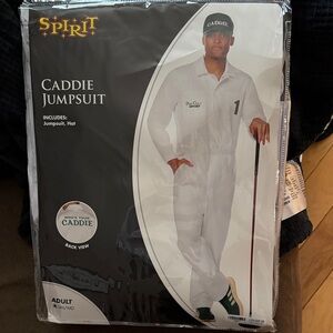 Spirit White Caddie Jumpsuit with Hat